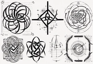 Friendship graph mathematically correct with a prime knot 6,1 tattoo idea