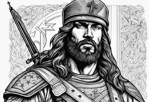 soldier of Christ tattoo idea