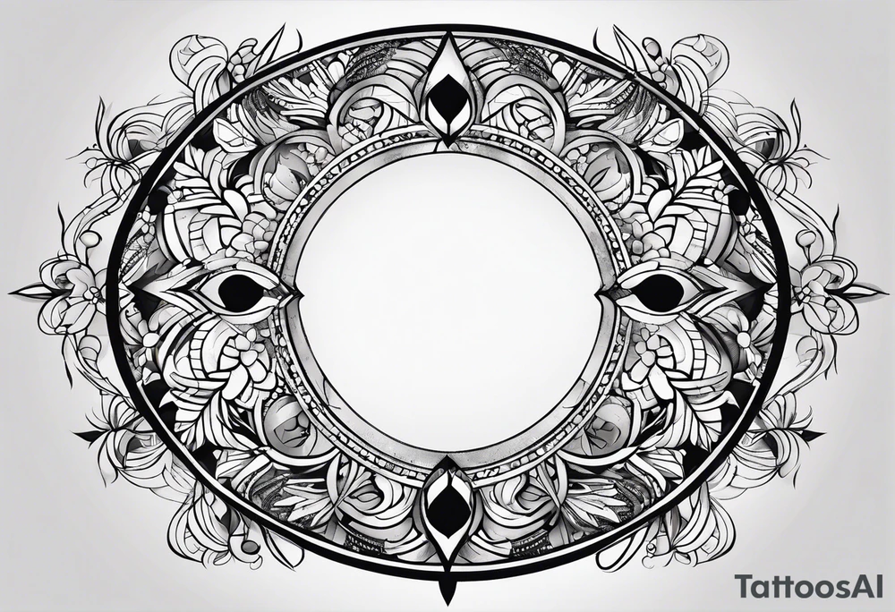 circle tattoo idea