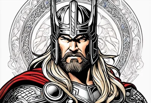 The Mighty Thor from MCU tattoo idea