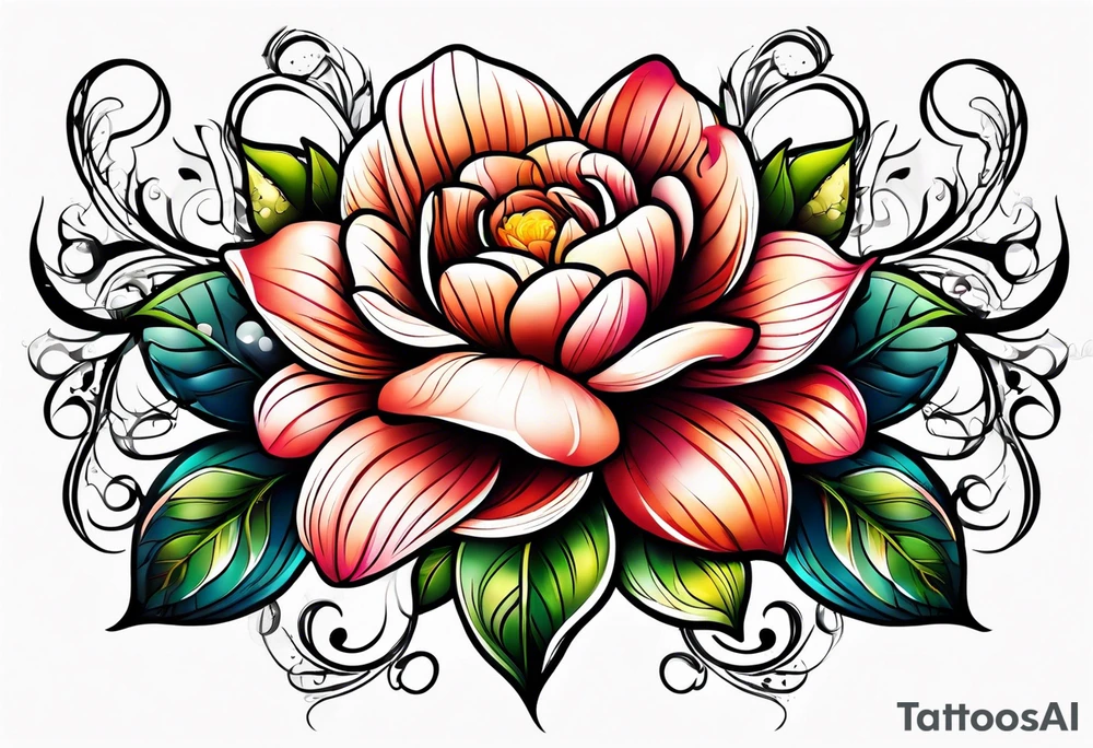 Flowers tattoo tattoo idea