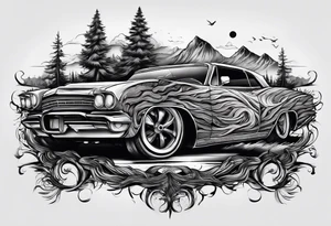 piece of driftwood tattoo idea