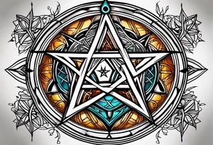 Sigil pentagram tattoo idea