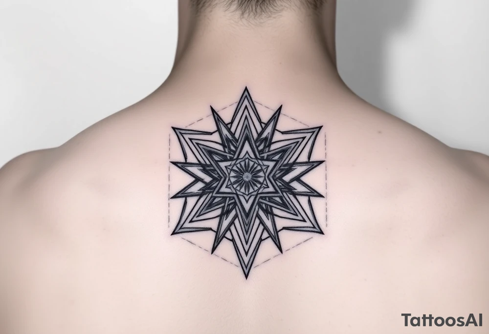 3D merkaba symbol colored light purple 
More options tattoo idea