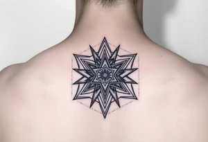 3D merkaba symbol colored light purple 
More options tattoo idea