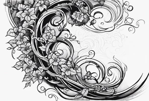 Vines crawling up the arm. tattoo idea