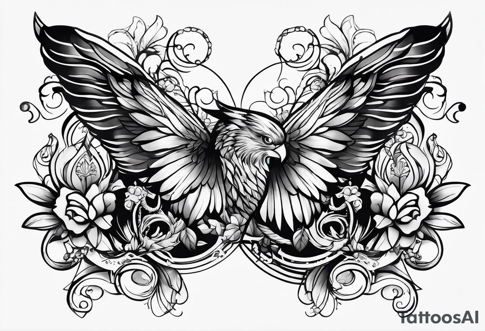 Reincarnation forearm tattoo tattoo idea