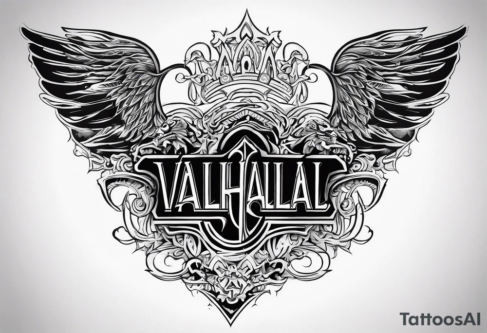 Valhalla mist tattoo idea