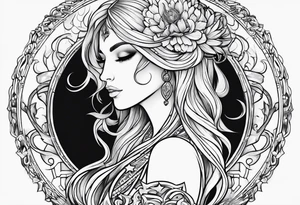 virgo zodiac tattoo idea