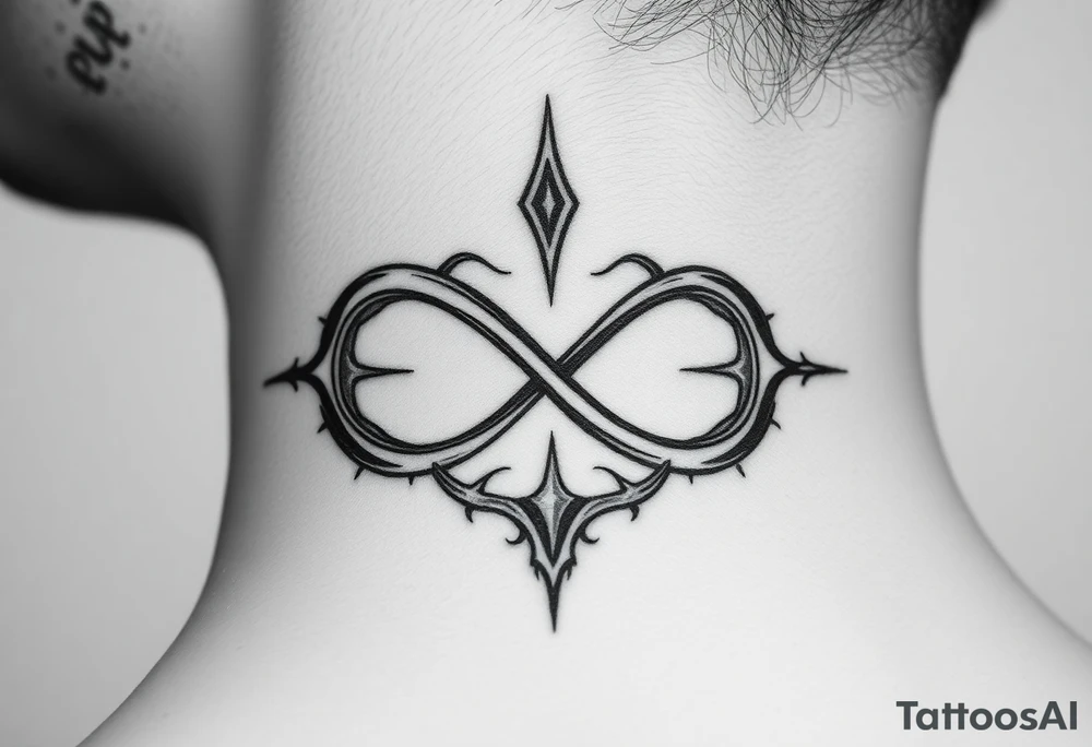 Infinity symbol tattoo idea