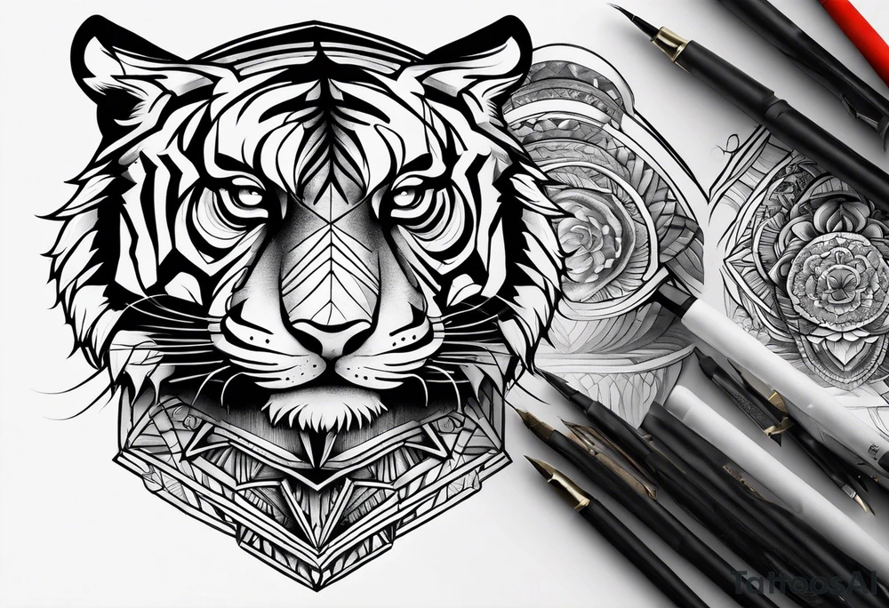 tiger tripes tattoo idea
