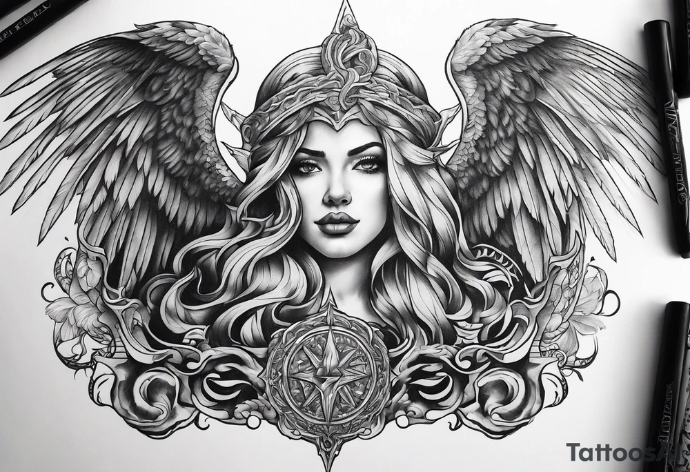 Heaven and Hell tattoo idea