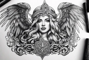 Heaven and Hell tattoo idea