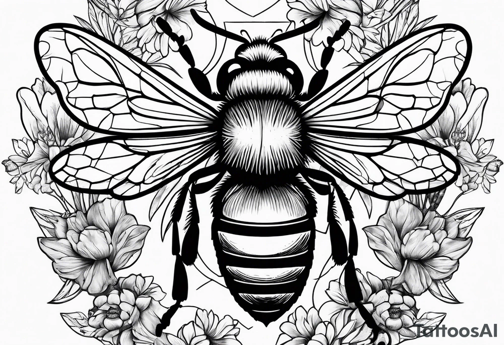 Bee tattoo idea
