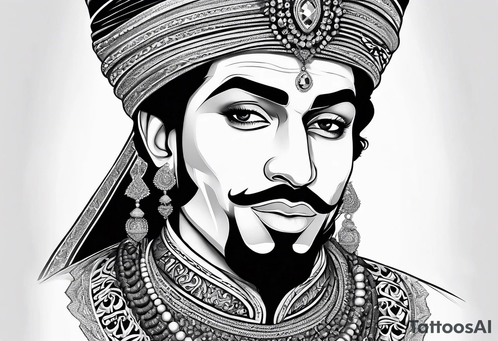 Prince ali in arabic tattoo idea