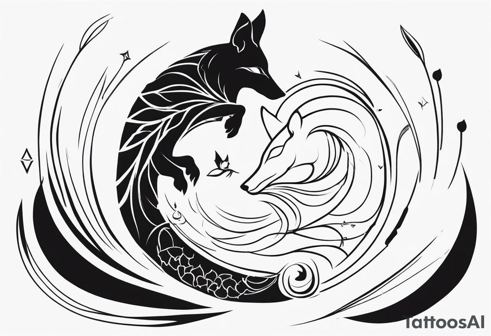 What animal symbolizes healing tattoo idea