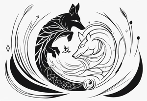 What animal symbolizes healing tattoo idea