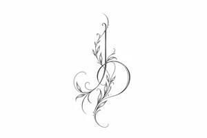 do a j and d but where u cannot see them easily
less details more minimalist tattoo idea