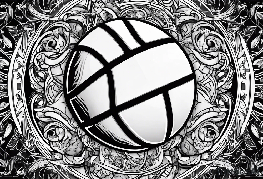 basketball tattoo idea