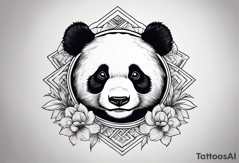 panda tattoo idea