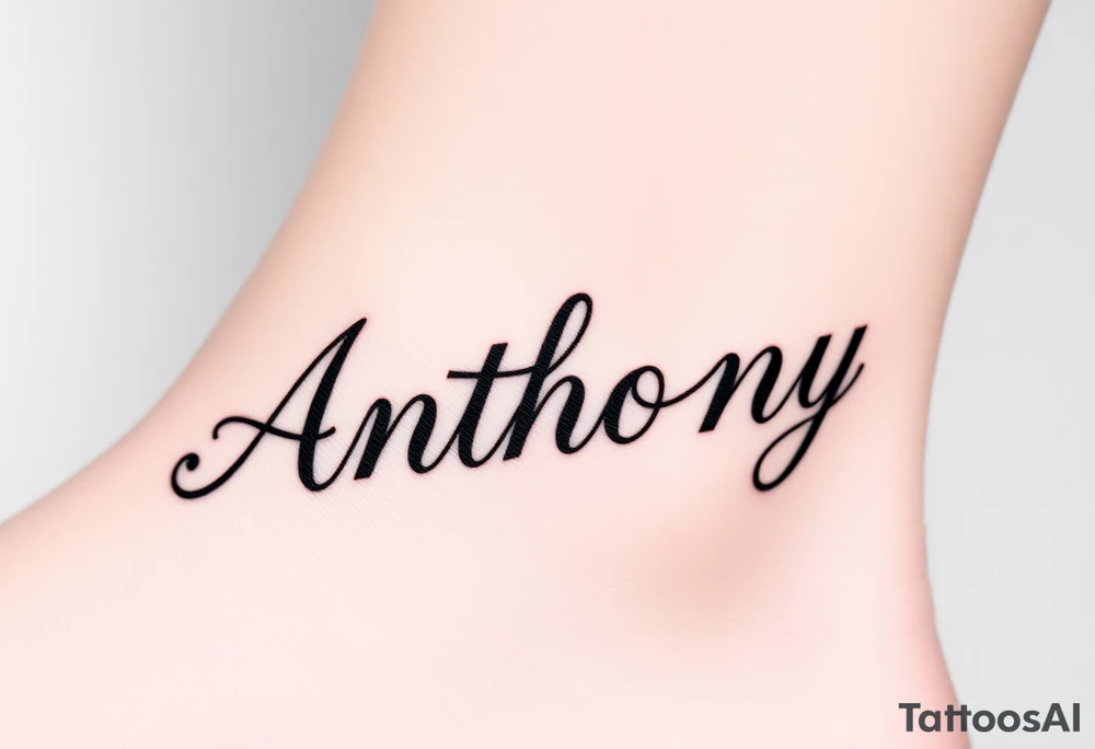 Anthony tattoo idea