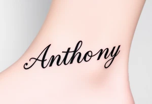 Anthony tattoo idea