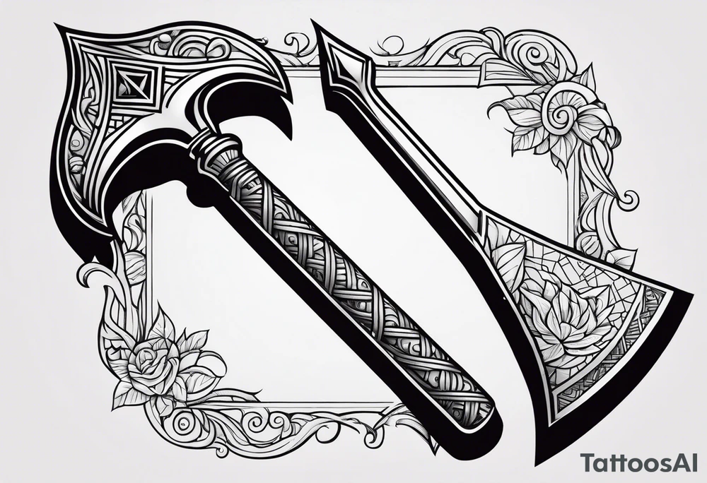 a spade tattoo idea