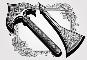a spade tattoo idea