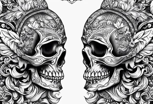 Christian leg sleeve tattoo idea