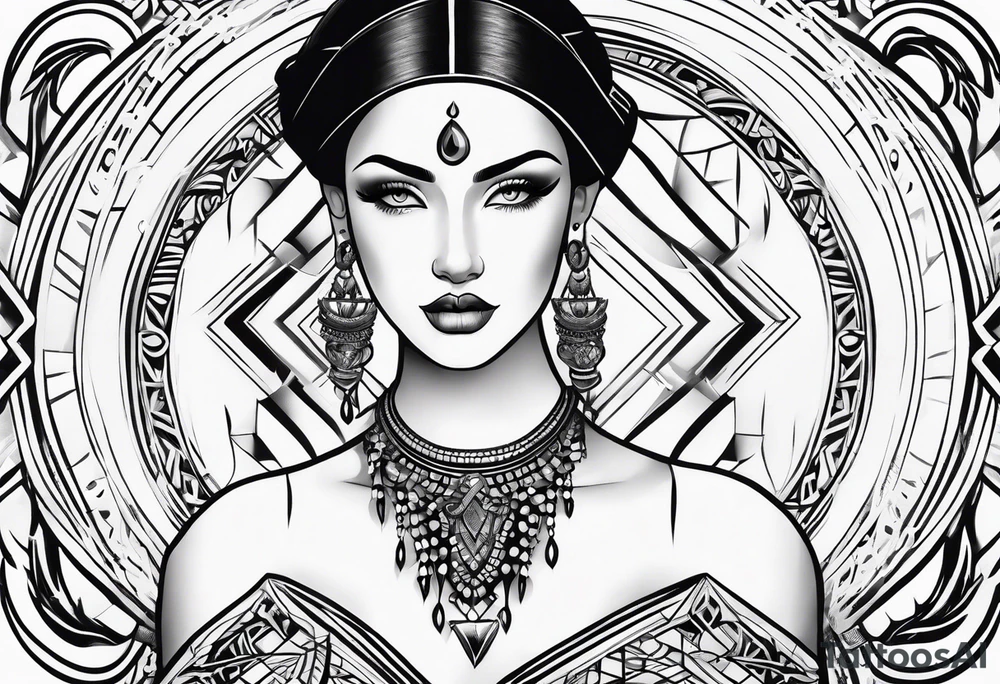 Black tattoo idea