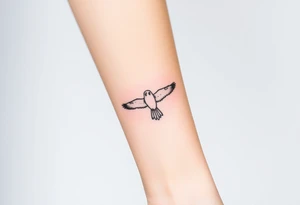 Nighthawk bird tattoo idea
