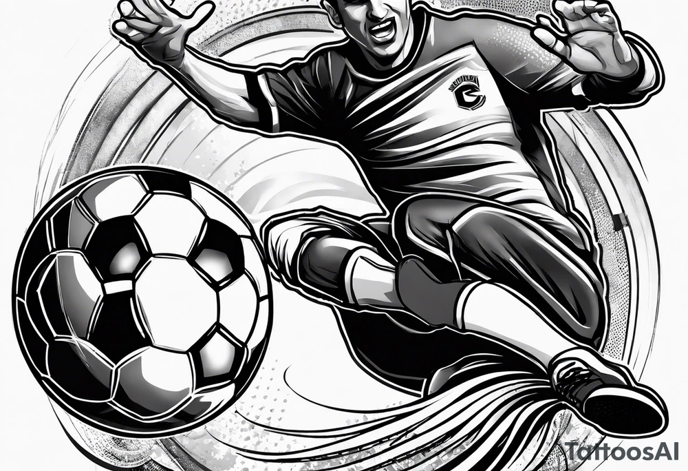 Football tattoo idea