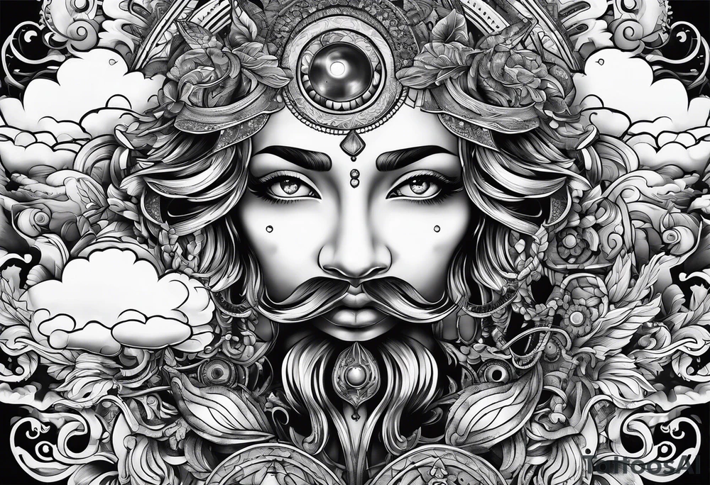 Clouds tattoo idea