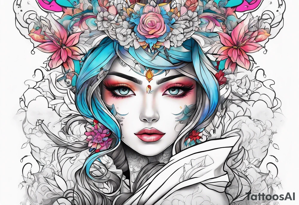 anime tattoo tattoo idea