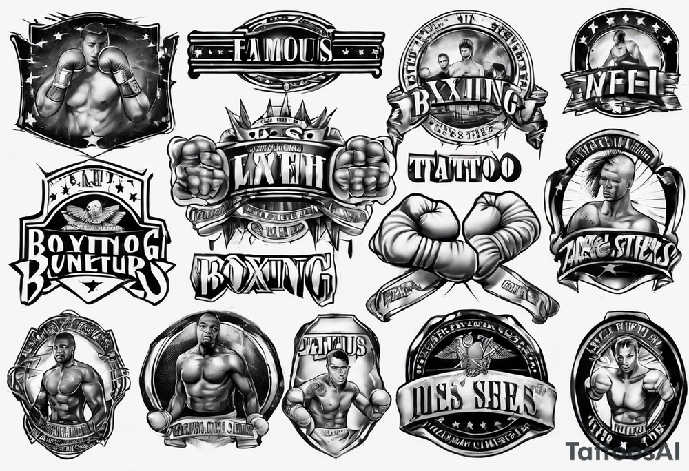famous boxing venues in the us tattoo idea