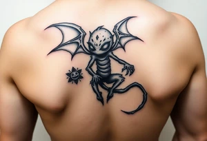 Soot sprite on hip tattoo idea