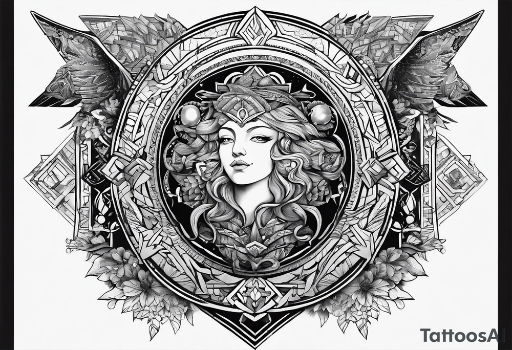 Representation of the book of Genesis tattoo idea