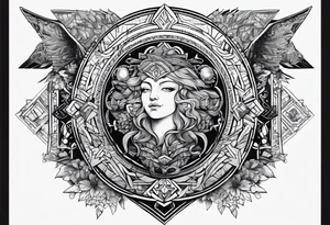 Representation of the book of Genesis tattoo idea