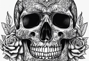 The skull and the pepper must be only one object tattoo idea