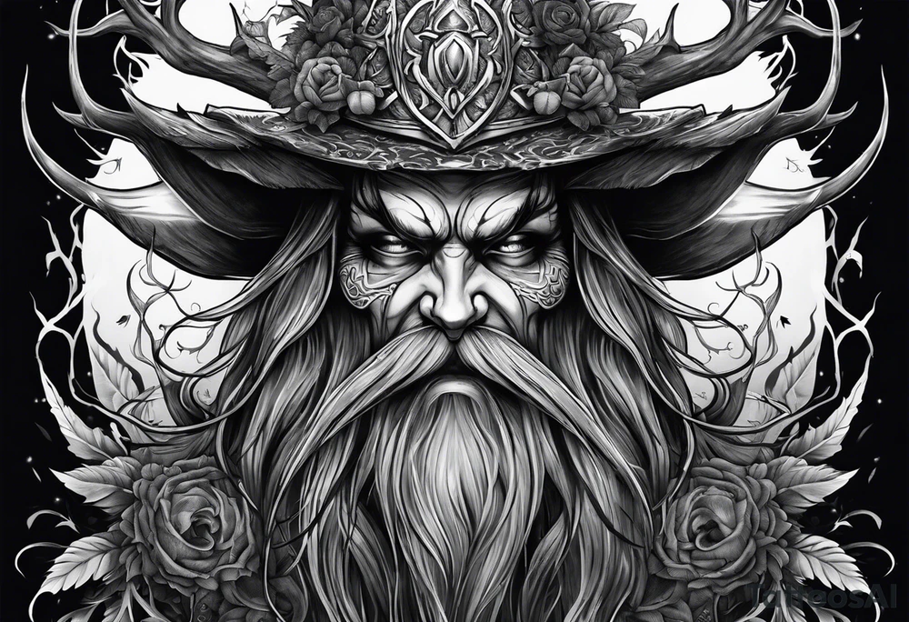 Leshy creepy tattoo idea