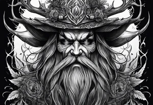 Leshy creepy tattoo idea