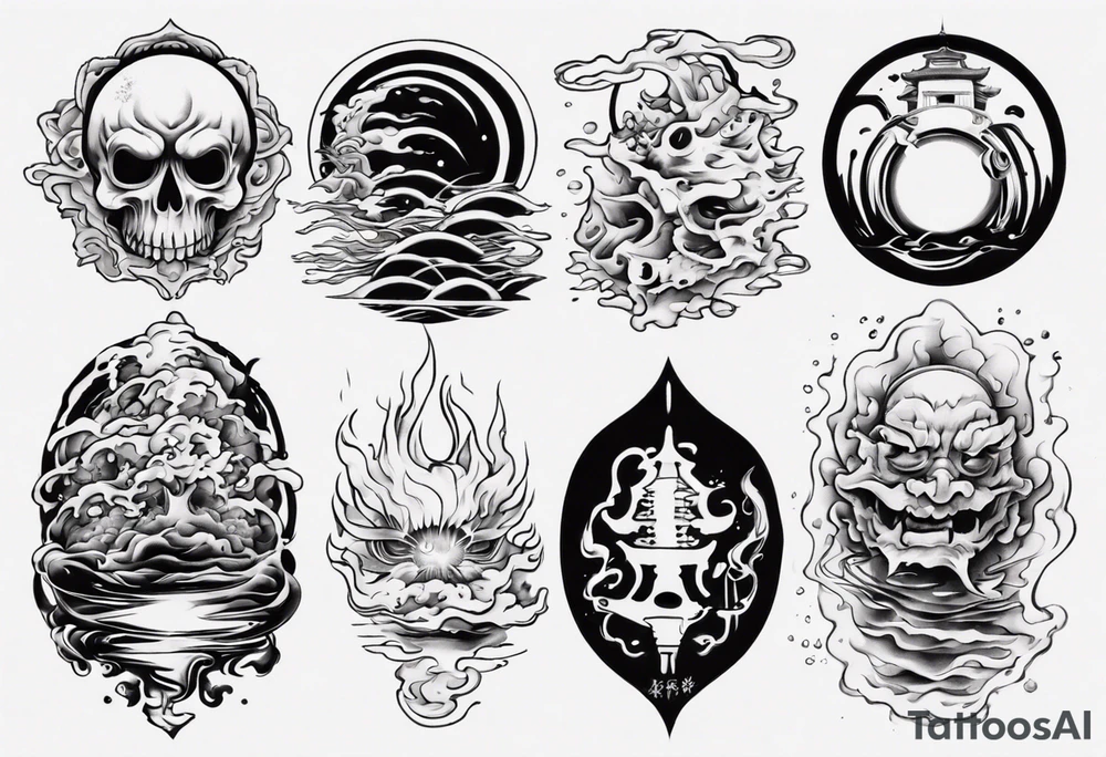 Wasser Geist tattoo idea