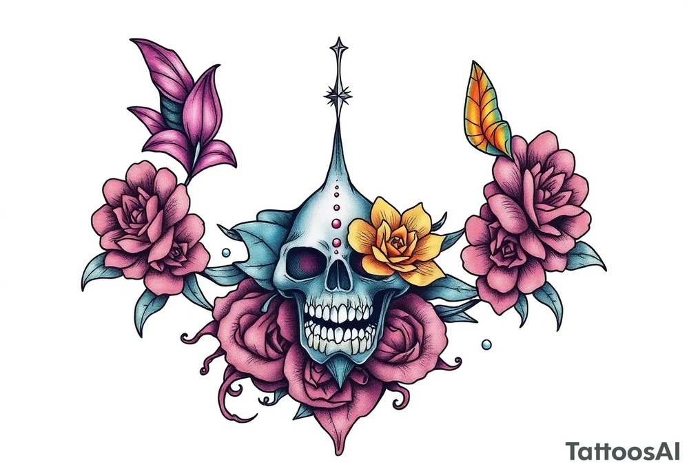 hip tattoo on the hip tattoo idea