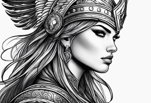 Valkyrie warrior tattoo idea