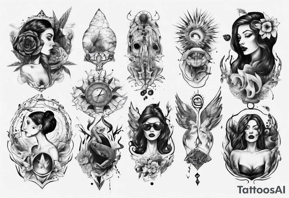 Female tattoo idea