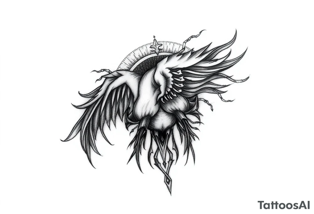 A symbolic tatto
By meaning:.
This too shall pass, some day you will die, you have to try to  achieve your dreams tattoo idea