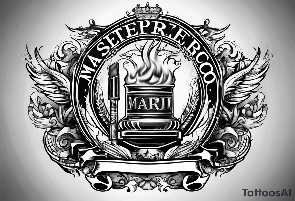 marlboro cigarettes tattoo idea