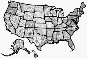 Simple oklahoma outline tattoo idea