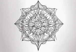 needle and thred tattoo idea