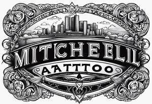 Text that says Mitchell freeway tattoo idea
